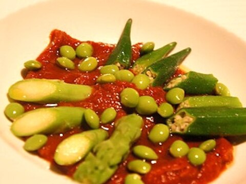 ひんやり美味しい、冷たいガスパチョカレー